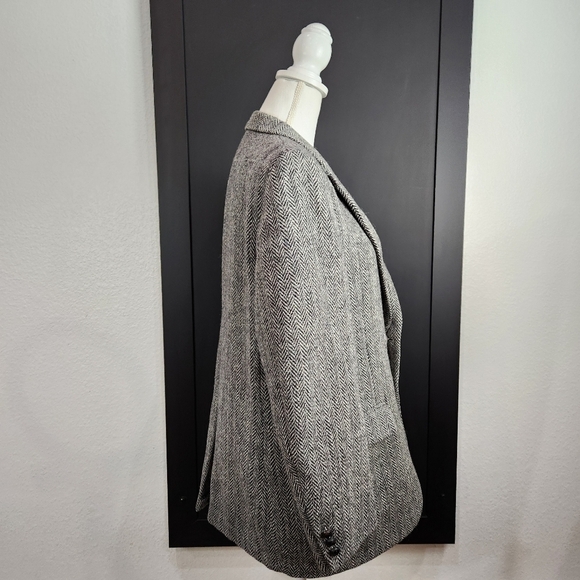 VINTAGE HANDWOVEN 100% PURE SCOTTISH WOOL SPORTS COAT SIZE MEDIUM - Picture 3 of 9